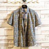 Fashion Casual Floral Shirt For Men