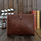 Men's Shoulder Messenger Bag Korean Style Casual Horizontal Retro