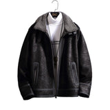 Men's Fashionable Lamb Fur Coat