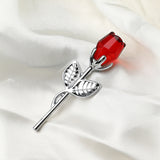 Crystal Metal Rose Valentine's Day Small Gift Wedding