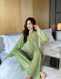 New Gold Velvet Pajamas Women's Suit