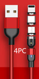 Rotating magnetic data cable