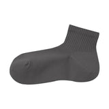 Anti-Pilling Fluff Men's Right Angle Heel Mesh Low Waist Socks