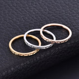 Women's 15MM Wide Non-fading Titanium Steel Ring