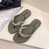 Summer New Bohemian Style Flat Non-slip Flip-flop Women's Beach Slippers