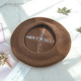 Wool felt beret