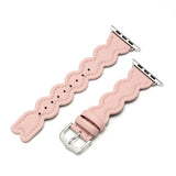 Wave Pattern Small Fragrant Leather Strap