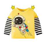 Cartoon Three-dimensional Printing Children's Long Sleeve