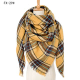 European And American Autumn And Winter Plus-sized Double-sided Qicaigei Scarf Women's Shawl