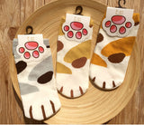 Fashion Cartoon Cat's Paw Boat Socks