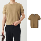 Solid Color Round Neck Sweater