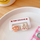 Hair Accessories Candy Color Cute Mini Small Hairclip Cartoon Bear Bang Clip Broken Hair Grip Student Jewelry