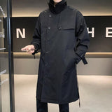 Chinese Trench Coat Men Spring And Autumn Simple Senior Sense