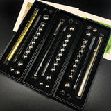 Stress Reducer Relief Toys Gift Box funny black golden kits Fidget magnetic polar pen with stylus ball pen - UNBEATABLE STORE