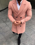 Men Long Trench Coat