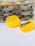 Korean Summer Emulational Fruit Orange Food Barrettes