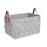 Felt storage basket