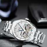 Men's Mechanical Automatic Double Tourbillon Watch Waterproof