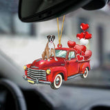 Car Pendant Sleeping Dog Angel Home Decor Acrylic Showcase Hanging Ornaments For Doors