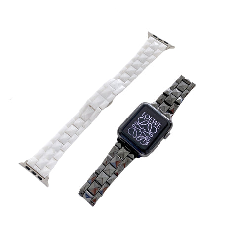 Fashion Diamond-shaped Ceramic With Casual Fashion Sports Watch Chain