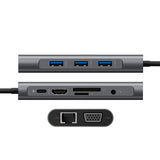 USB Type C to HDMI Ten in one expansion dock usb dock