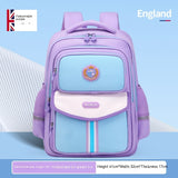 Primary School Student Waterproof Spine Protection Waist Support Large Capacity Backpack Oxford Cloth For Boys And Girls