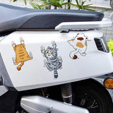 Personalized Cat Cartoon Car Doctor Blade Cover Sticker Suit