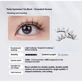 Magnetic Eyelashes Thick Zero Glue Long C Curved Eyelashes