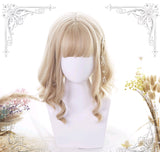 Lolita wig short hair Roman roll Lolita wig curly hair