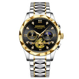 Multifunctional Quartz Watch All-match Six-pin Timing Casual