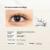 Magnetic Eyelashes Thick Zero Glue Long C Curved Eyelashes