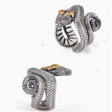 Ring Men's Trendy Pure Silver Personality Domineering Dragon