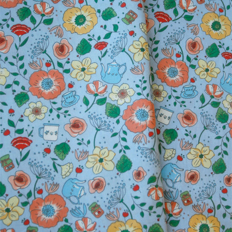 Twill Cotton Baby Clothing Fabric