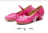 Women's Children's Square Dance Shoes Character Jue Non Genuine Leather Beef Tendon Sole Both Indoor And Outdoor Latin