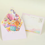 Middle Blossom 3D Blessing Greeting Card Envelope