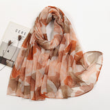 Thin Voile Printed Scarf Fashion