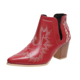 Plus Size Vintage Embroidered Martin Boots