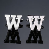 Men's French English Letter Cufflinks