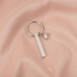 Three-dimensional Stick Love Heart Magnetic Key Chain Fashion Couple