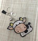 Flannel Diamond Keychain Zodiac Accessories