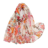 Thin Voile Printed Scarf Fashion