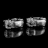 Titanium Steel Hollow Football Cufflink