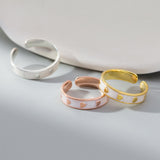 Fashion Epoxy Love Heart-shaped Ring Women