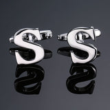 Men's French English Letter Cufflinks