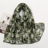 Thin Voile Printed Scarf Fashion