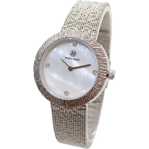 Fashionable And Trendy Mid-vintage Style Ladies' Steel Band Watch