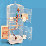 Portable Pet Display Cage Wire Bird Cage Parrot Cage