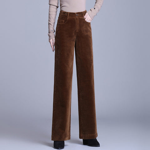 Women's Corduroy Pants Wide Leg Pants