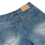 Washed Gradient Wide-leg Jeans Vintage Men's Clothing