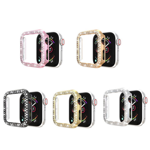 Pc Double Diamond Frame Electroplating Watch Case